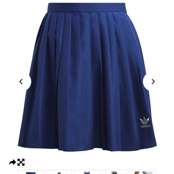 Addidas blue pleated skirt size 6 nwt - Picture 6 of 7
